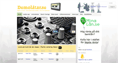 Desktop Screenshot of demolatar.se