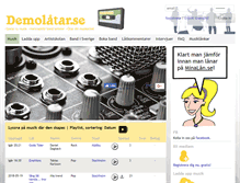 Tablet Screenshot of demolatar.se